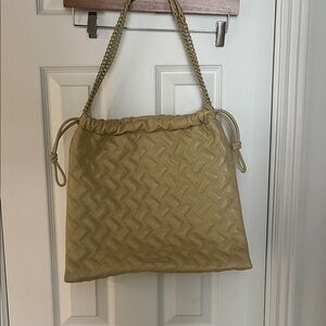 Kurt Geiger Tan Quilted Shoulder Bag